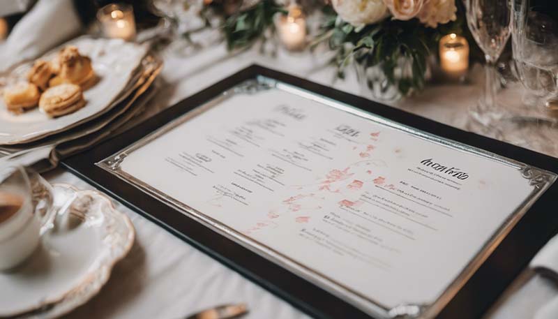 Creative Ways to Display Your Event's Menu